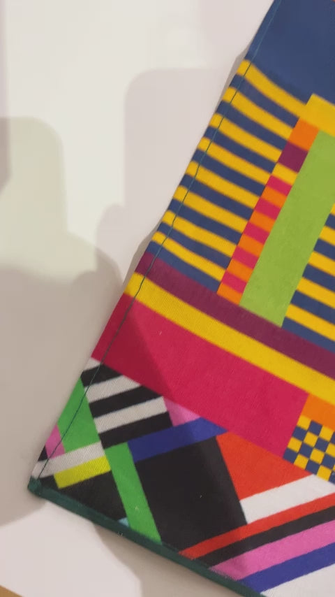 Mzuri Linen Napkin Set of 4 - Abstract