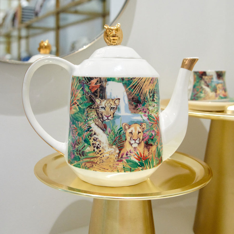 Porcelain Prestige Tea Pot - Congo - Sassy Jones