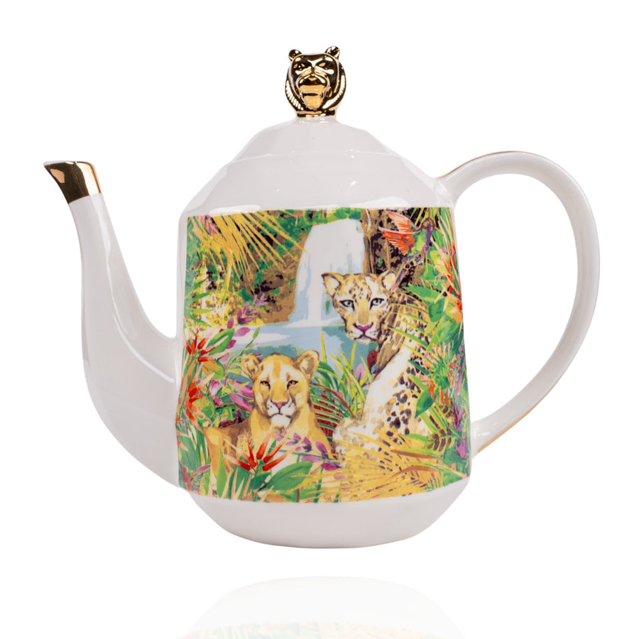 Porcelain Prestige Tea Pot - Congo - Sassy Jones