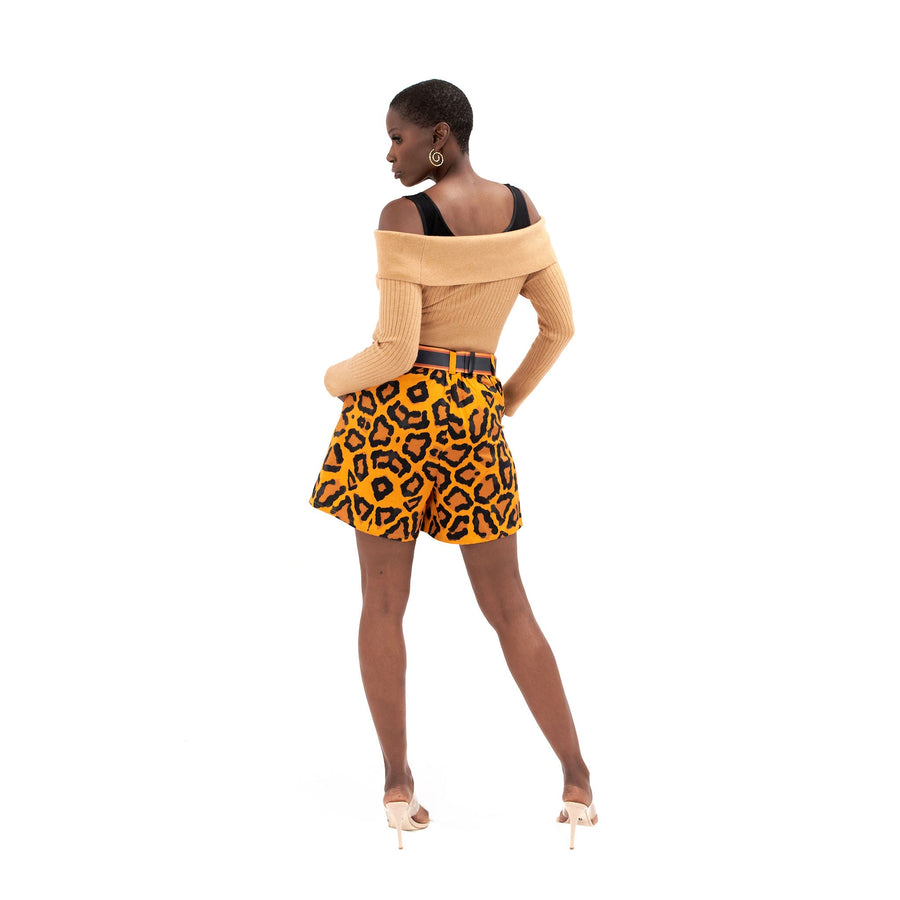 The Poppy Shorts - Leopard - Sassy Jones